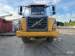Volvo A25D 6x6 articulated hauler with white registratio