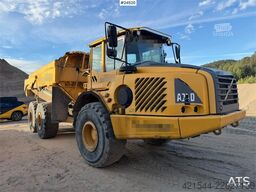 Volvo A25D 6x6 articulated hauler with white registratio
