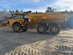 Volvo A25D 6x6 articulated hauler with white registratio