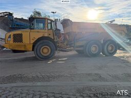 Volvo A25D 6x6 articulated hauler with white registratio
