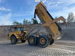 Volvo A25D 6x6 articulated hauler with white registratio