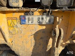 Volvo A25D 6x6 articulated hauler with white registratio