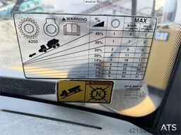Volvo A25D 6x6 articulated hauler with white registratio
