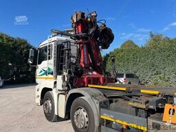 MAN MAN TGA 35.440 USATO SCARRABILE CON GRU E POLIPO