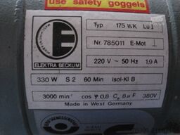 Elektra-Beckum Doppelschleifbock Doppelschleifbock mit Untergestell