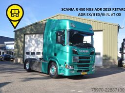 Scania R450 NGS 4X2 RETARDER 2018  ADR EX/II EX/III FT...