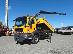 MAN 18.340 TGM 4x4 BB Hiab Funk Kran*Allrad