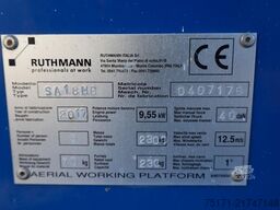Ruthmann BLUELIFT SA18HB As-Is, Gasoline / 220V, 18m Workin