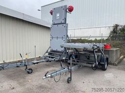 Trebbiner 1 Achs LED Vorwarntafel verzinkt