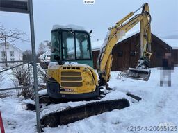 Yanmar VIO57-U excavator with rototilt and 3 buckets