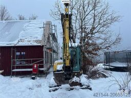 Yanmar VIO57-U excavator with rototilt and 3 buckets