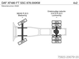 DAF XF480 FT SSC 878.000KM