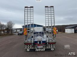 Istrail 3 axle machine trailer w/ 2 sets of tires, boom, t