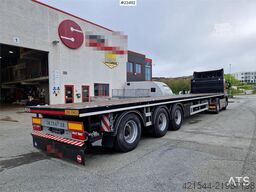 Alim Trailer Straight Semi with container locks, securi