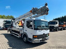 MERCEDES-BENZ 818 +Böcker AK 32-1200 Dachdeckerkran +Seilwinde