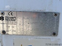MERCEDES-BENZ 818 +Böcker AK 32-1200 Dachdeckerkran +Seilwinde