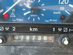 MERCEDES-BENZ 818 +Böcker AK 32-1200 Dachdeckerkran +Seilwinde