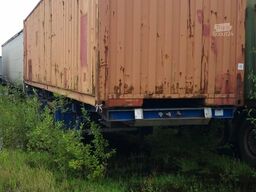 Fruehauf Oplegger container+ 1000 lames steel