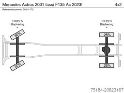Mercedes Actros 2031 fassi F135 Ac 2023!