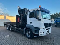 MAN 26.360 TGS Pritsche + HIAB 477 Kran 6x4