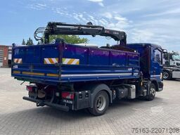 MAN TG-L 8.190.4x2 BL 2-Achs Kipper Kran Hiab 078+Gr