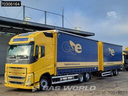 Volvo FH 460 6X2 Curtainsider Combi LNG Engine Slidin...
