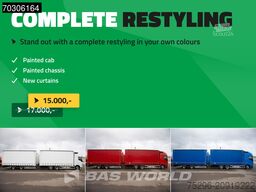 Volvo FH 460 6X2 Curtainsider Combi LNG Engine Slidin...