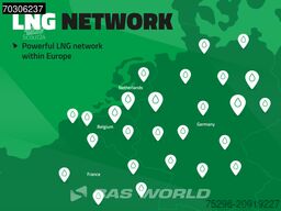 Volvo FH 460 6X2 Curtainsider Combi LNG Engine Slidin...