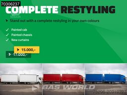 Volvo FH 460 6X2 Curtainsider Combi LNG Engine Slidin...