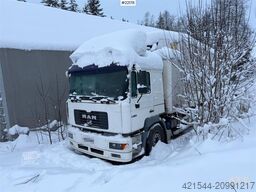 MAN 26.414 chassis med 2 vekselflak – girkasse skiftet