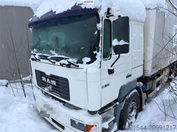 MAN 26.414 chassis med 2 vekselflak – girkasse skiftet