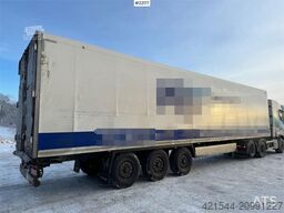 Krone box semi-trailer with Thermo King refrigeration un