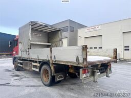 MAN TGM 18.280 flatbed truck. 87,000 km! WATCH VIDEO