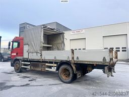 MAN TGM 18.280 flatbed truck. 87,000 km! WATCH VIDEO