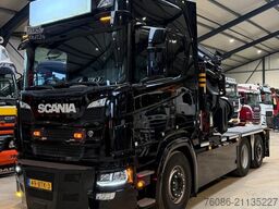 Scania R500 TREKKER/BAKWAGEN!!HIAB 63TM FLYJIB/LIER!! ...