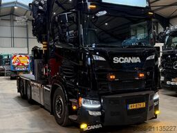Scania R500 TREKKER/BAKWAGEN!!HIAB 63TM FLYJIB/LIER!! ...