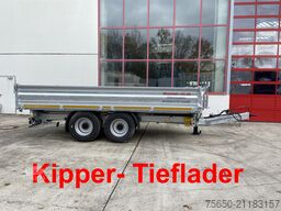 Möslein TTD 14  5,70 m  14 t Tandem- Kipper Tieflader 5,70 m lang, Breite Reifen-- Neufahrzeug --