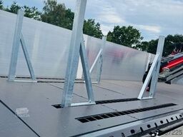  Wiese Baustoffauflieger mit Fassi Kran F240