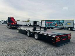  Wiese Plattformauflieger mit Kran Fassi F545