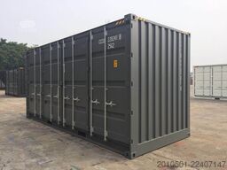 20 Fuß High Cube Side Door Seecontainer Open Side / Neucontainer / Anthrazit