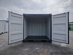 10 Fuß Lagercontainer Mini Container KONTENER ONE WAY RAL7016