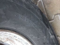 DAF FAD CD 85.460, EURO 4, 8X4, THREE SIDED, 15 m³