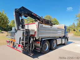 VOLVO FMX 500 6x4 KRAN abstattelbar 18m Kipper Bordmat