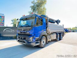 VOLVO FMX 500 6x4 KRAN abstattelbar 18m Kipper Bordmat
