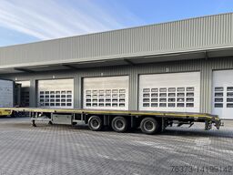 Meusburger 3-Achs-Mega-Tele-Plateau-Sattelauflieger-nachlaufgelenkt