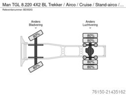 Man TGL 8.220 4X2 BL Trekker / Airco / Cruise / Sta...
