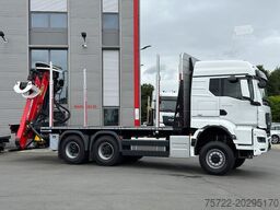 MAN TGS 33 520 6x6BL Kurzholz Plattform Epsilon Kran