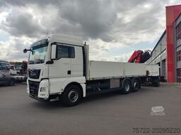 MAN TGX 26.510 6x2-4 Baustoff-Zug mit Fassi F235