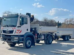 MAN TGM 18.290 * HIAB 099 BS-3 + FUNK + Anhänger*4x4