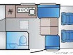 Sun Living C 70DL 20ED AHK 200AH Solar Truma D6E Markise